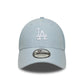 NEW ERA LA Dodgers MLB Homefield Pastel Blue 9FORTY Trucker Adjustable Cap