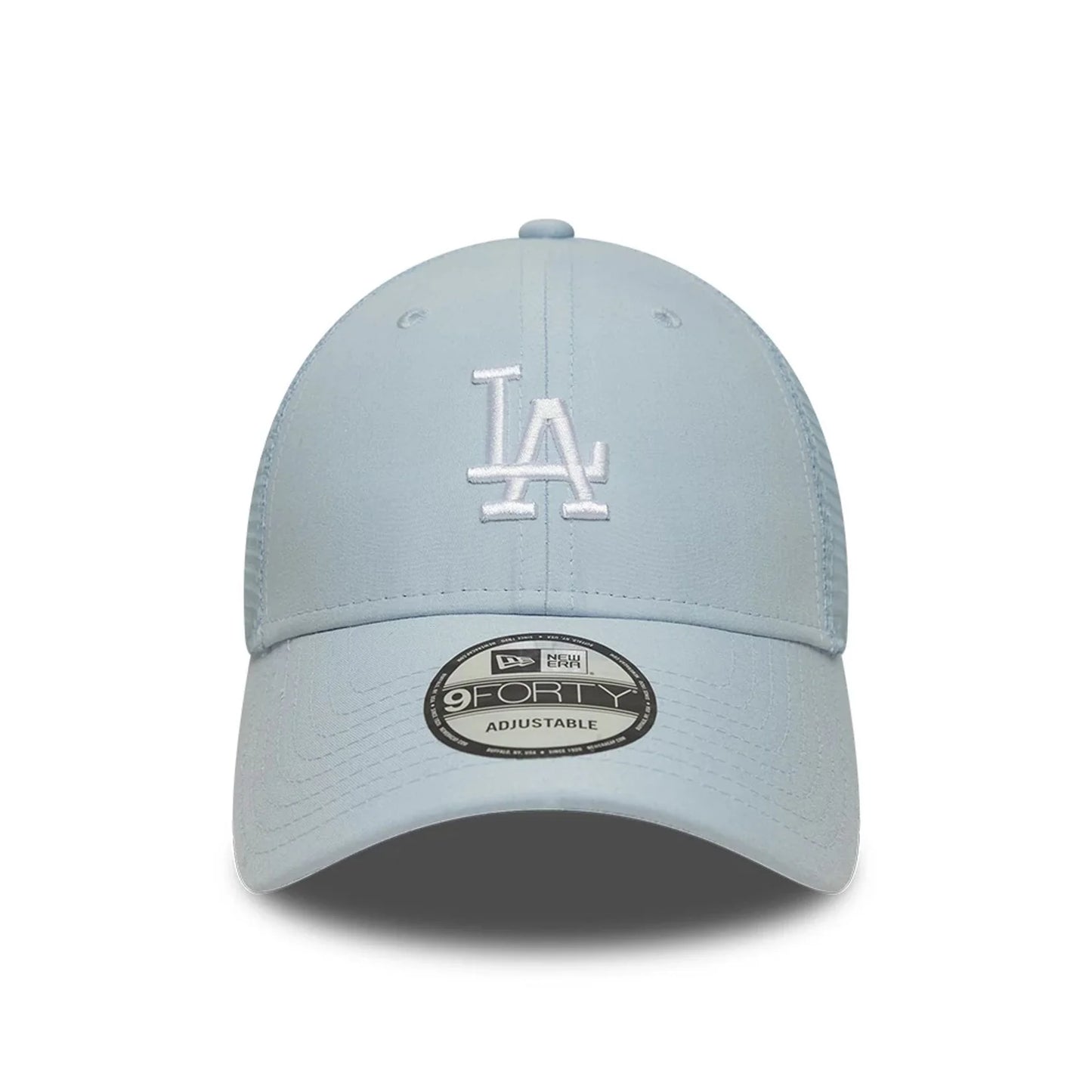 NEW ERA LA Dodgers MLB Homefield Pastel Blue 9FORTY Trucker Adjustable Cap