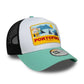 New Era Location Pastel Green 9FORTY A-Frame Trucker Adjustable Cap