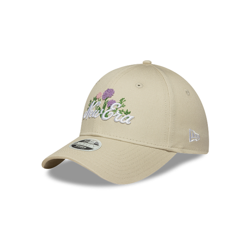 NEW ERA Womens New Era Beaded Light Beige 9FORTY Adjustable Cap