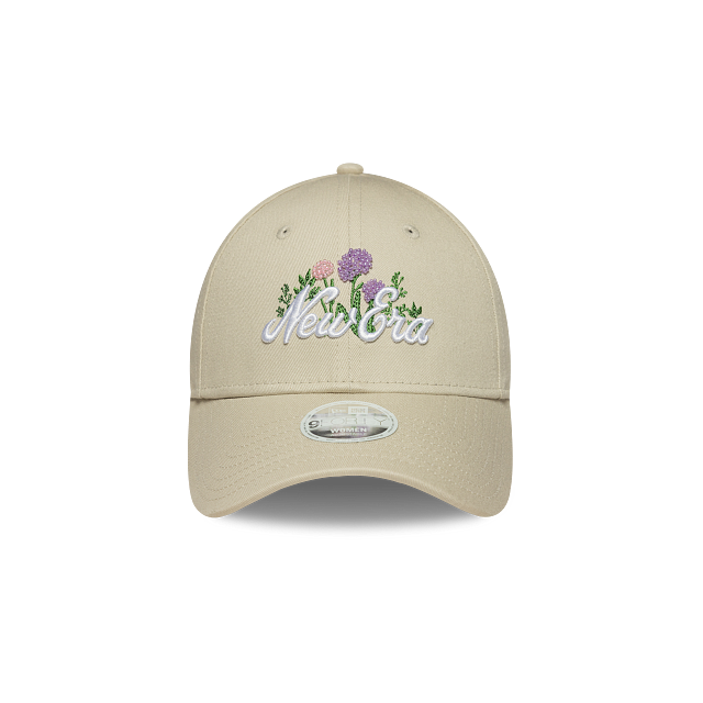 NEW ERA Womens New Era Beaded Light Beige 9FORTY Adjustable Cap