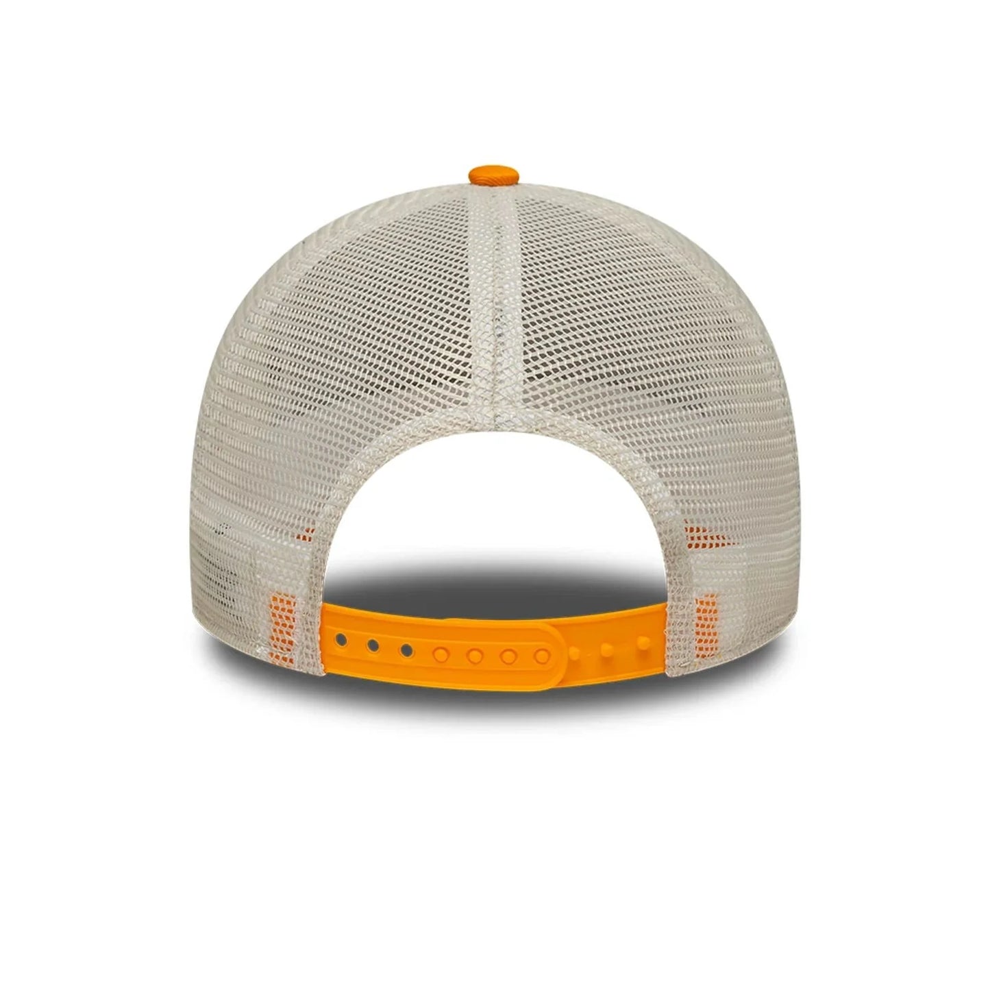 New Era Location Orange 9FORTY A-Frame Trucker Adjustable Cap