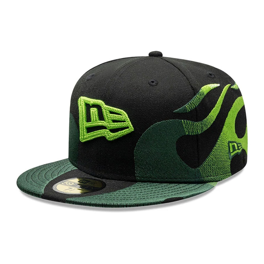 New Era Flame Black 59FIFTY Fitted Cap