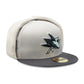 NEW ERA San Jose Sharks NHL Patch Light Beige Dogear 59FIFTY Fitted Cap