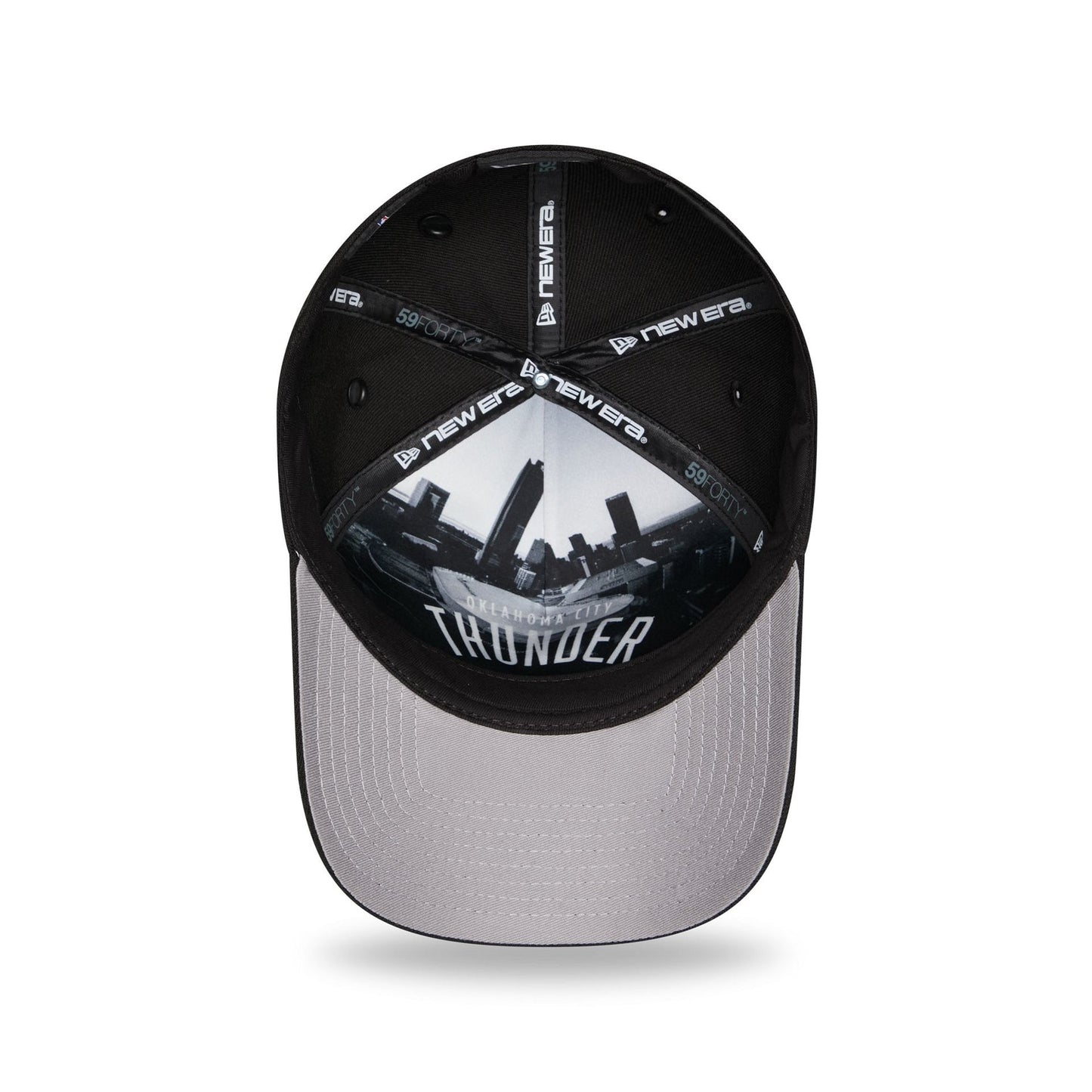 NEW ERA Oklahoma City Thunder 2026 Draft Black 59FORTY A-Frame Fitted