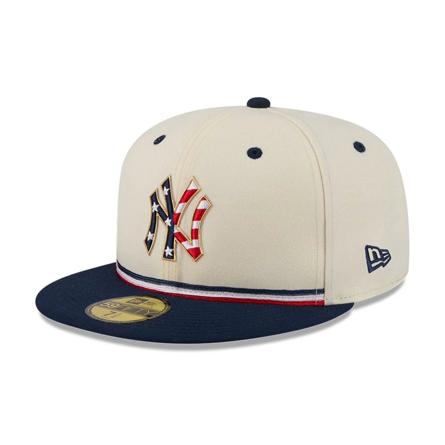 NEW ERA New York Yankees MLB 4th Of July 2026 Cream 59FIFTY Fitted Cap