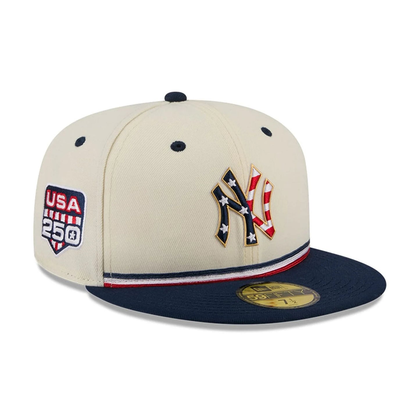 NEW ERA New York Yankees MLB 4th Of July 2026 Cream 59FIFTY Fitted Cap