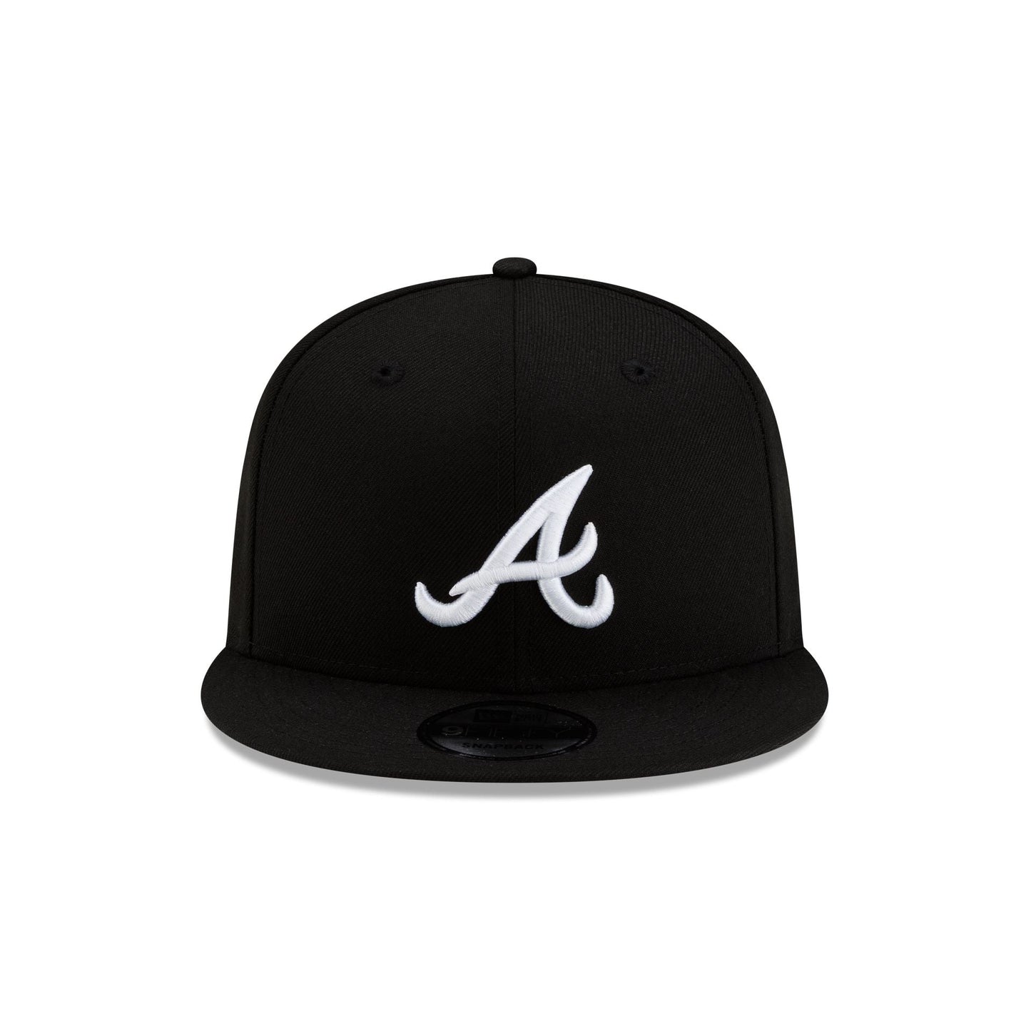 New Era Atlanta Braves  Basic Black & White 9FIFTY Snapback