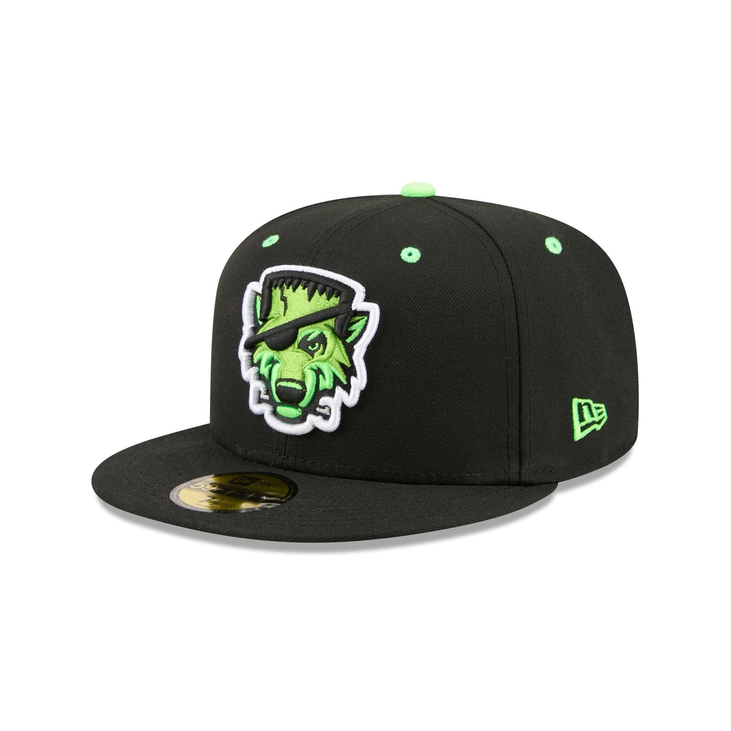 New Era Erie Seawolves Theme Night Black Neon 59FIFTY Fitted