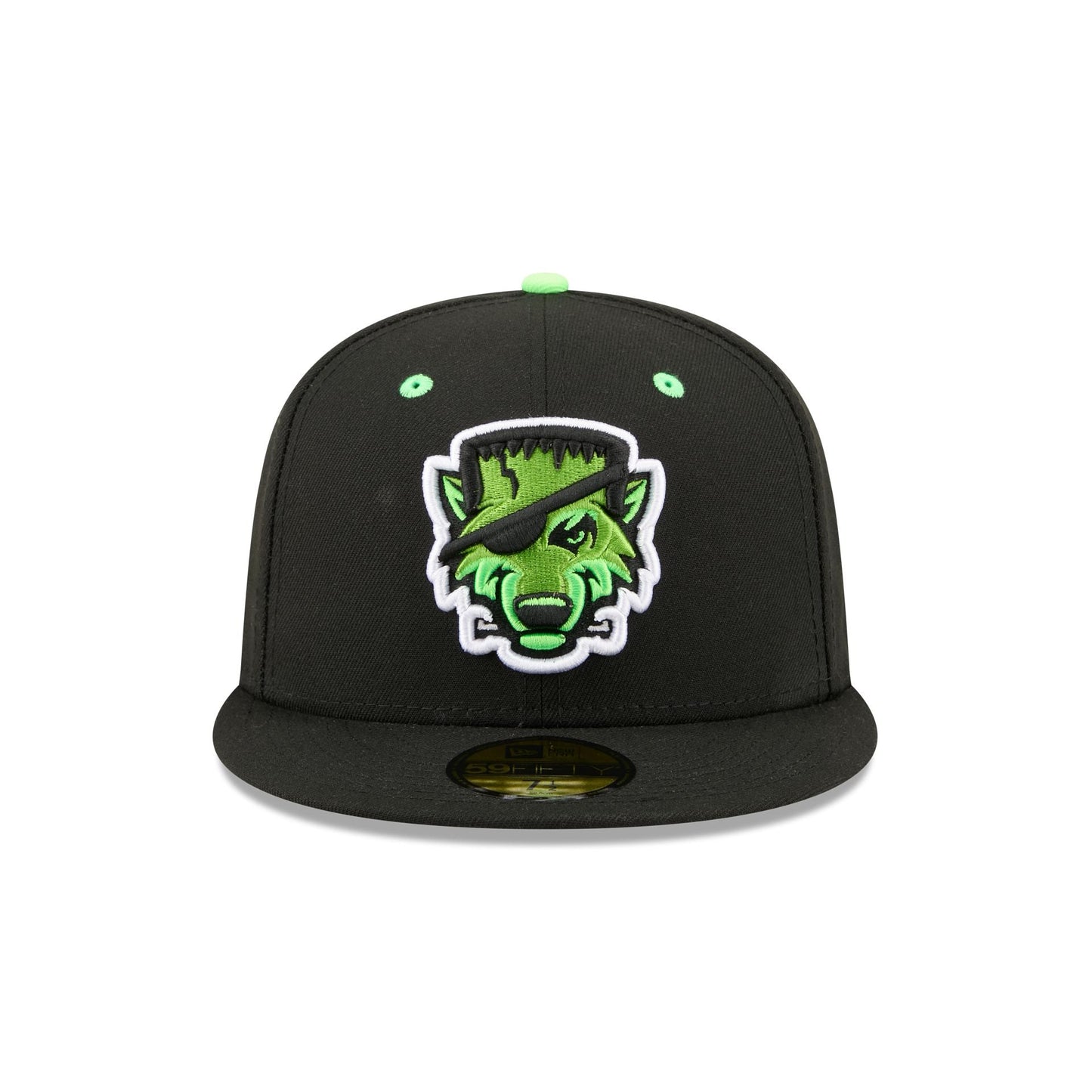 New Era Erie Seawolves Theme Night Black Neon 59FIFTY Fitted