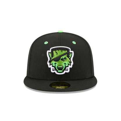 New Era Erie Seawolves Theme Night Black Neon 59FIFTY Fitted