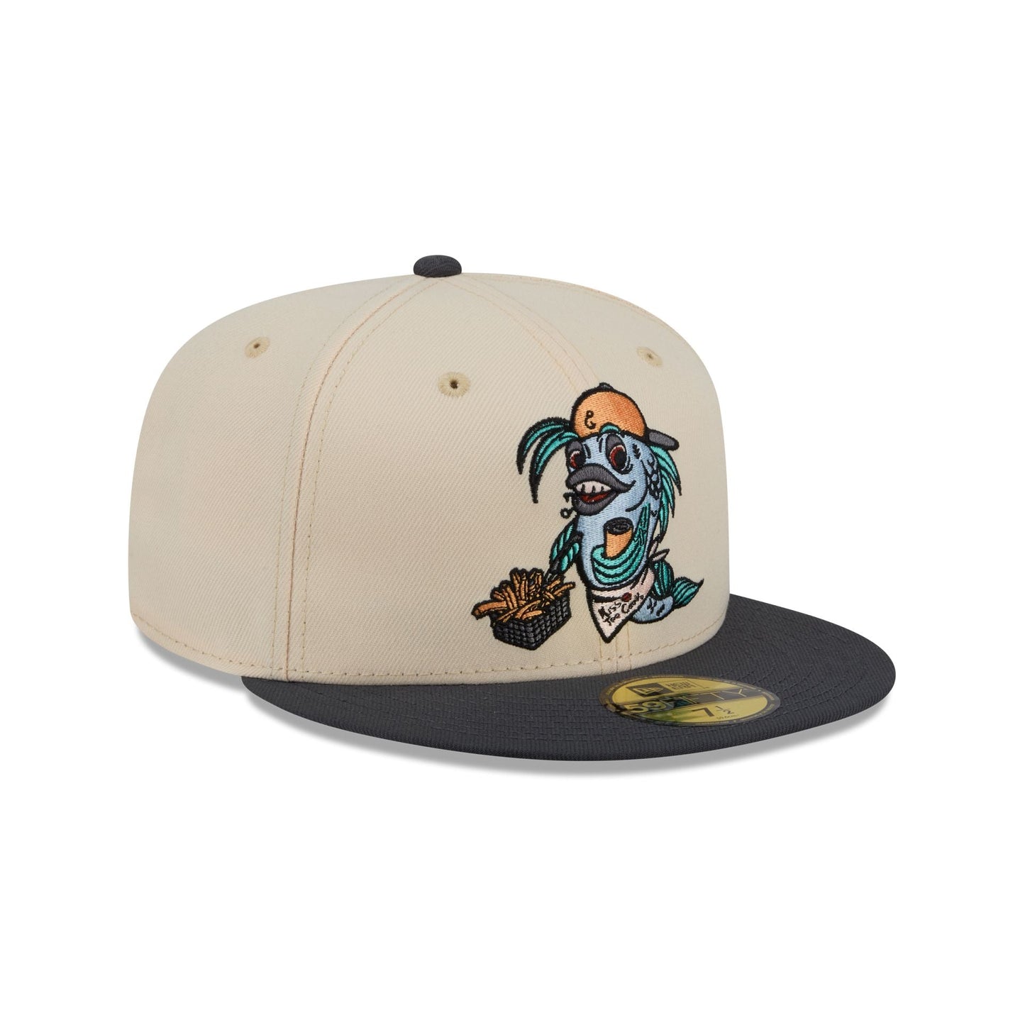 New Era Lake County Captains Theme Night Stone 59FIFTY Fitted