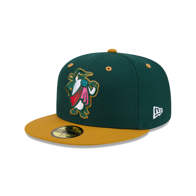 New Era Rome Emperors Dark Green Minor League Theme Nights 59FIFTY Fitted Hat