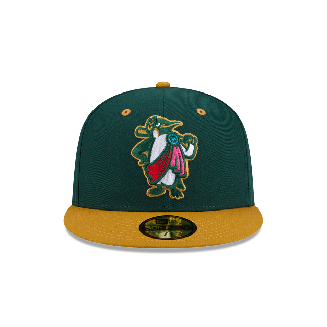New Era Rome Emperors Dark Green Minor League Theme Nights 59FIFTY Fitted Hat