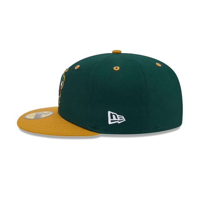New Era Rome Emperors Dark Green Minor League Theme Nights 59FIFTY Fitted Hat