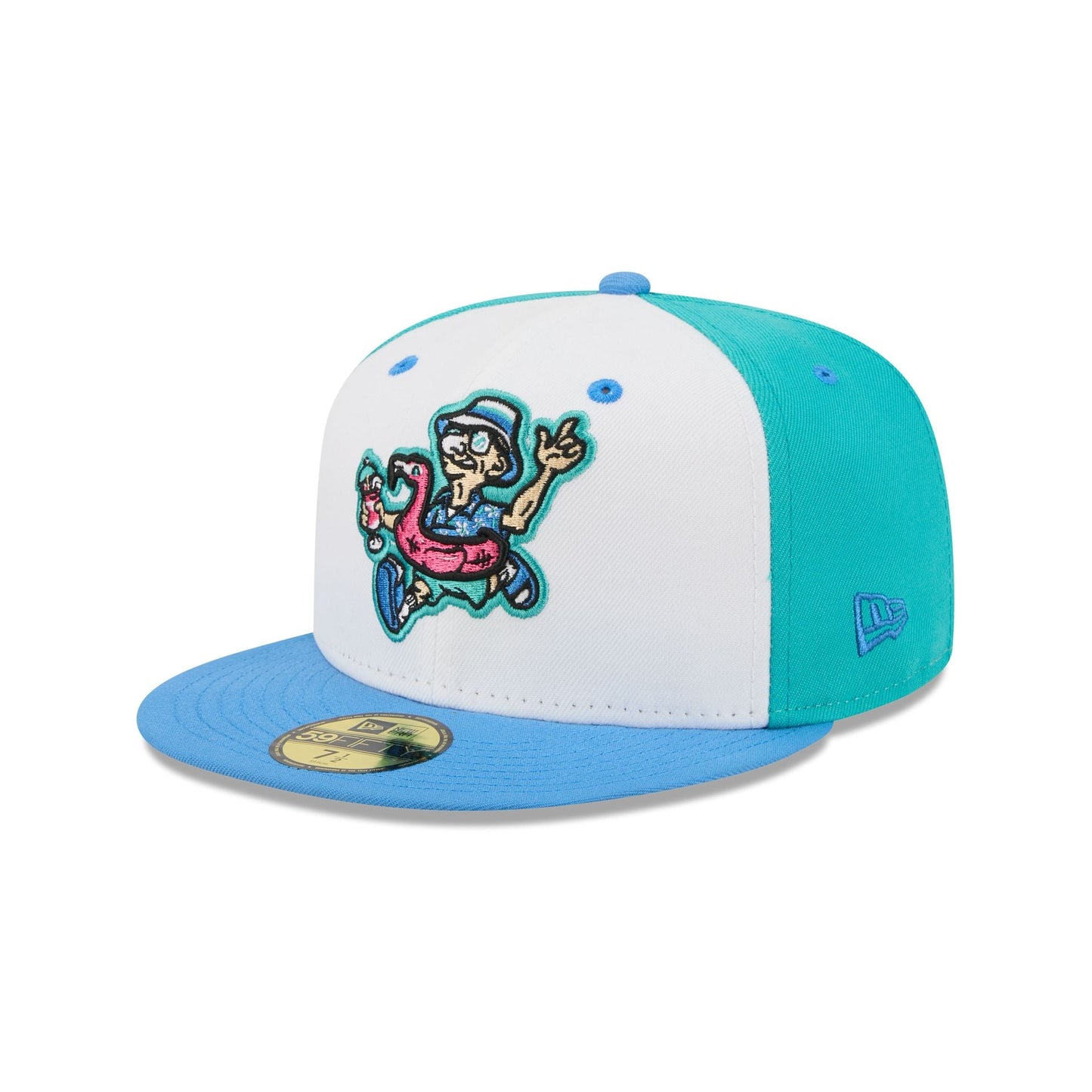 New Era West Michigan Whitecaps Theme Night Teal 59FIFTY Fitted