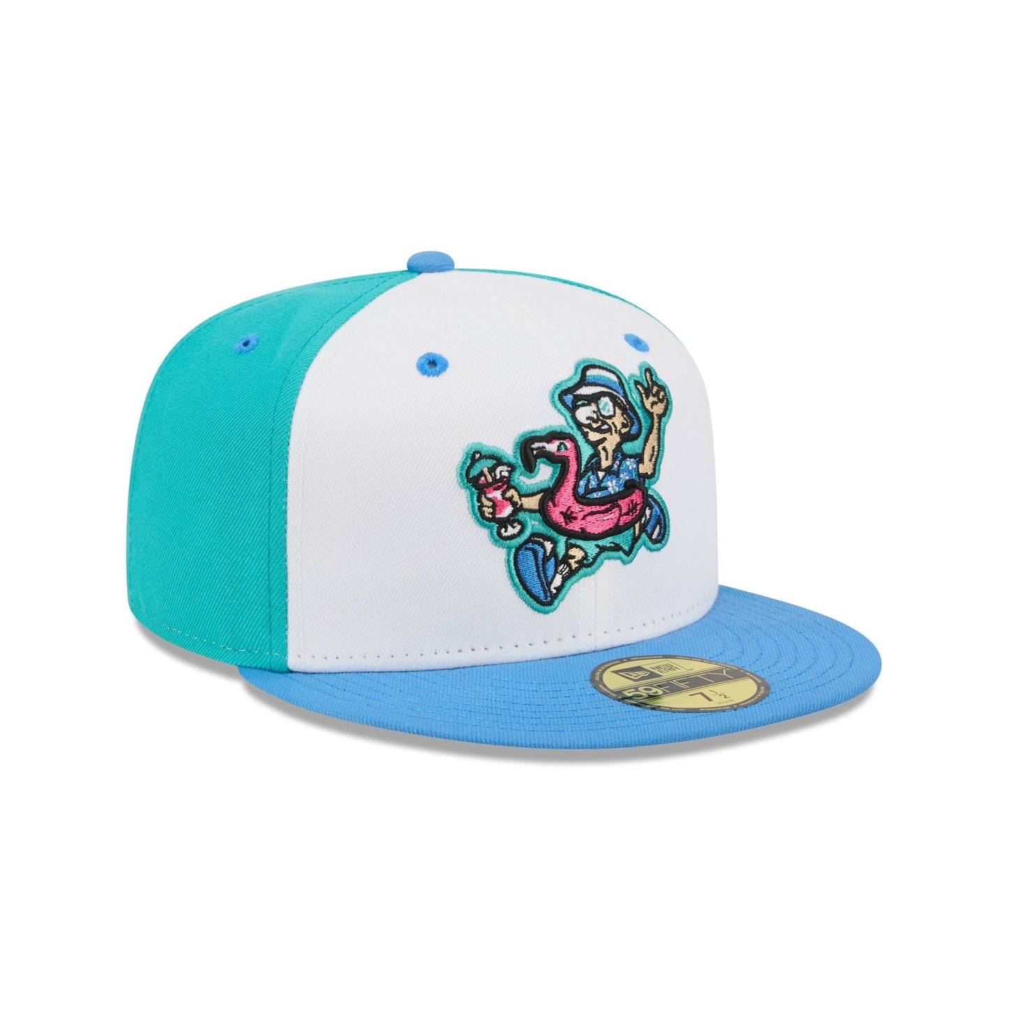 New Era West Michigan Whitecaps Theme Night Teal 59FIFTY Fitted