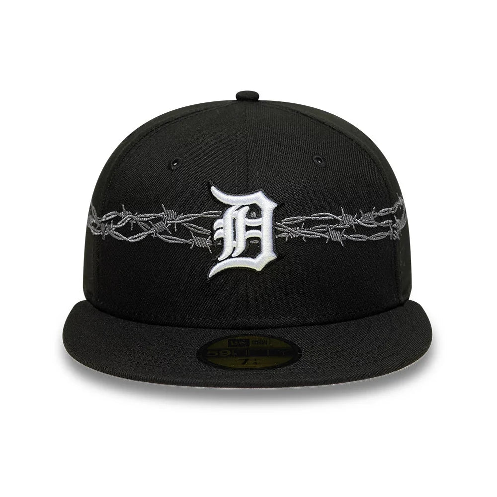 New Era Detroit Tigers MLB Icon Black 59FIFTY Fitted Cap