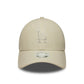 NEW ERA LA Dodgers Womens MLB Diamante PU Cream 9FORTY M-Crown Adjustable Cap