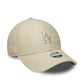 NEW ERA LA Dodgers Womens MLB Diamante PU Cream 9FORTY M-Crown Adjustable Cap