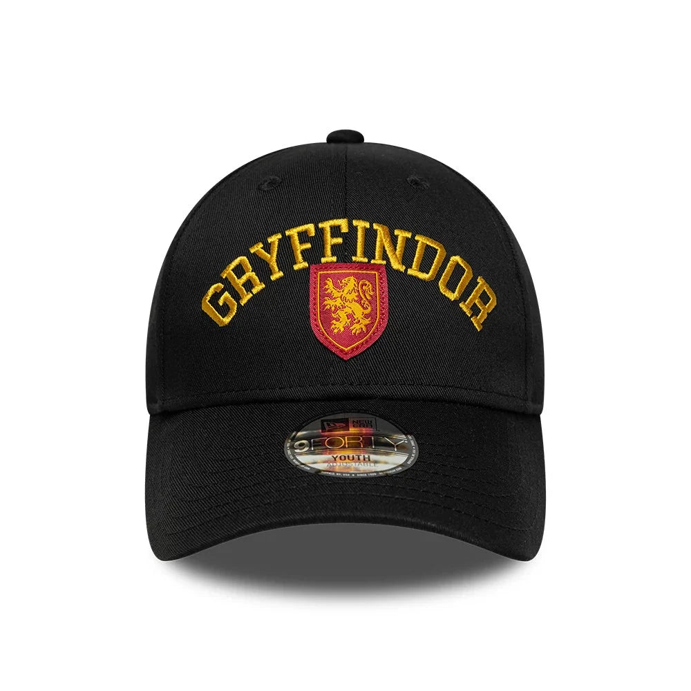 NEW ERA Youth Harry Potter Gryffindor Black 9FORTY Adjustable Cap
