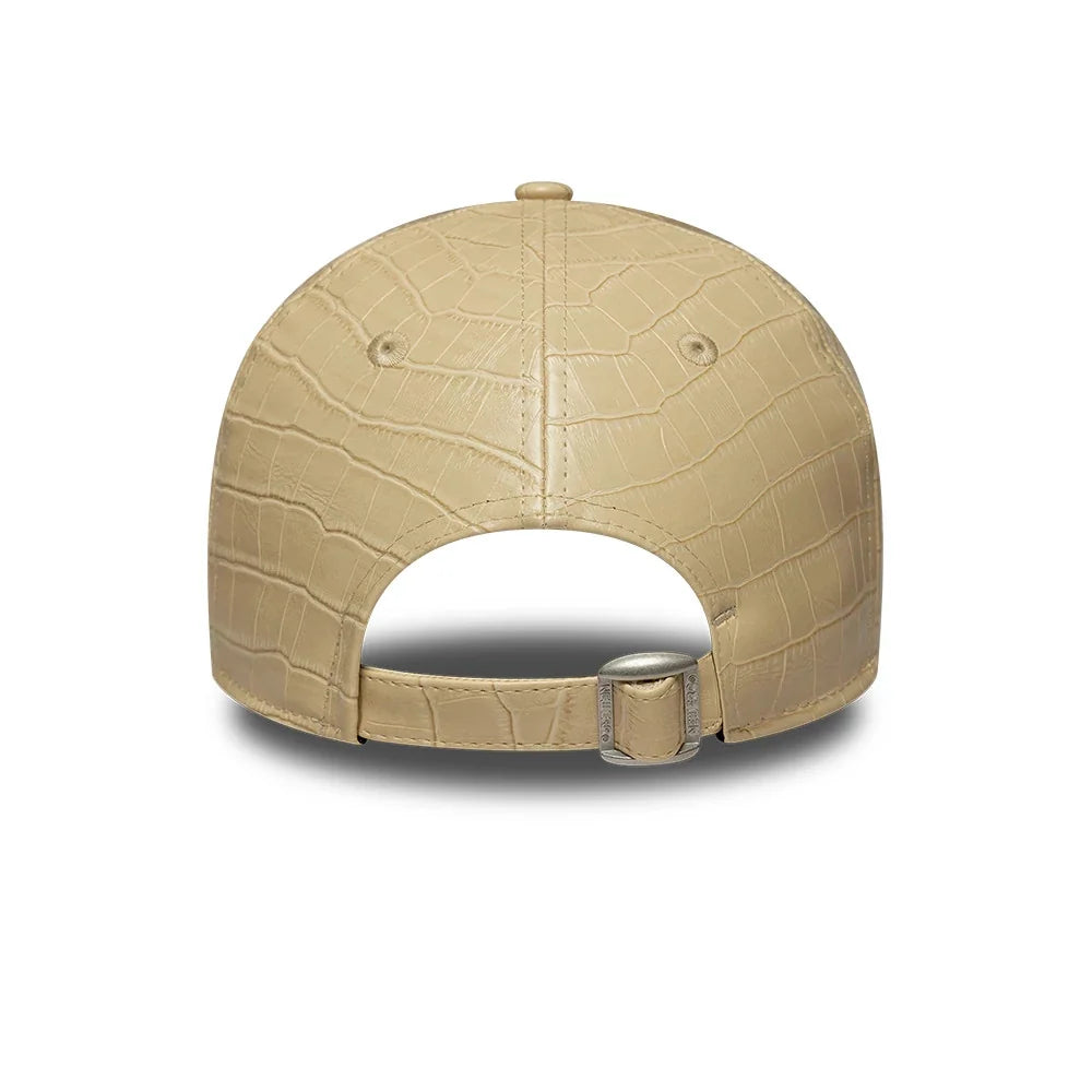 NEW ERA Womens MLB Pattern PU Light Beige 9FORTY Adjustable Cap