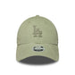 NEW ERA LA Dodgers Womens MLB Cord Pastel Green 9FORTY Adjustable Cap