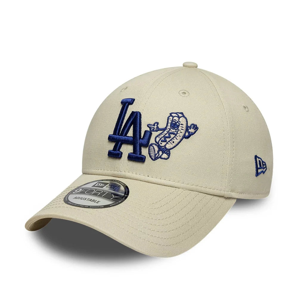 New Era LA Dodgers MLB Food Icon Cream 9FORTY Adjustable Cap