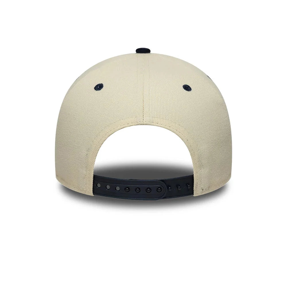 NEW ERA New York Yankees MLB Suede Cream & Navy 9FORTY E-Frame Adjustable Cap