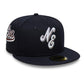 NEW ERA New Era Heritage Script Navy 59FIFTY Fitted Cap
