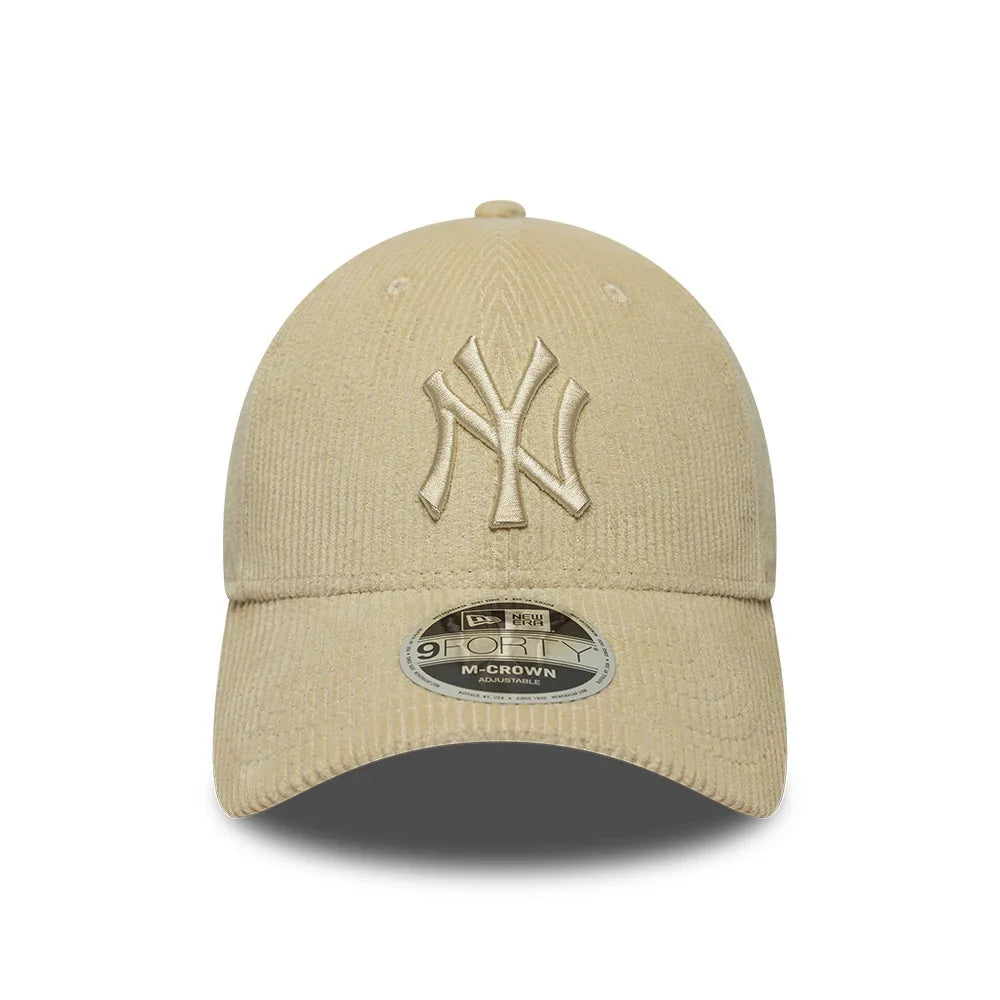 New Era LA Dodgers MLB Cord Cream 9FORTY M-Crown Adjustable Cap