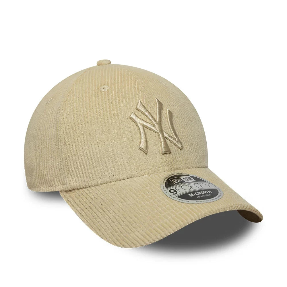 New Era LA Dodgers MLB Cord Cream 9FORTY M-Crown Adjustable Cap