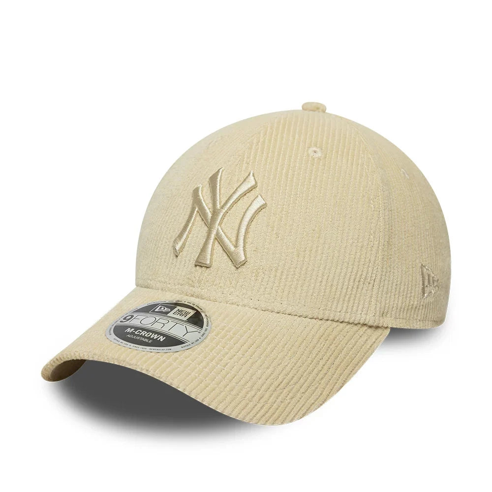 New Era LA Dodgers MLB Cord Cream 9FORTY M-Crown Adjustable Cap