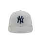 NEW ERA New York Yankees Light Gray Corduroy 59FIFTY Fitted