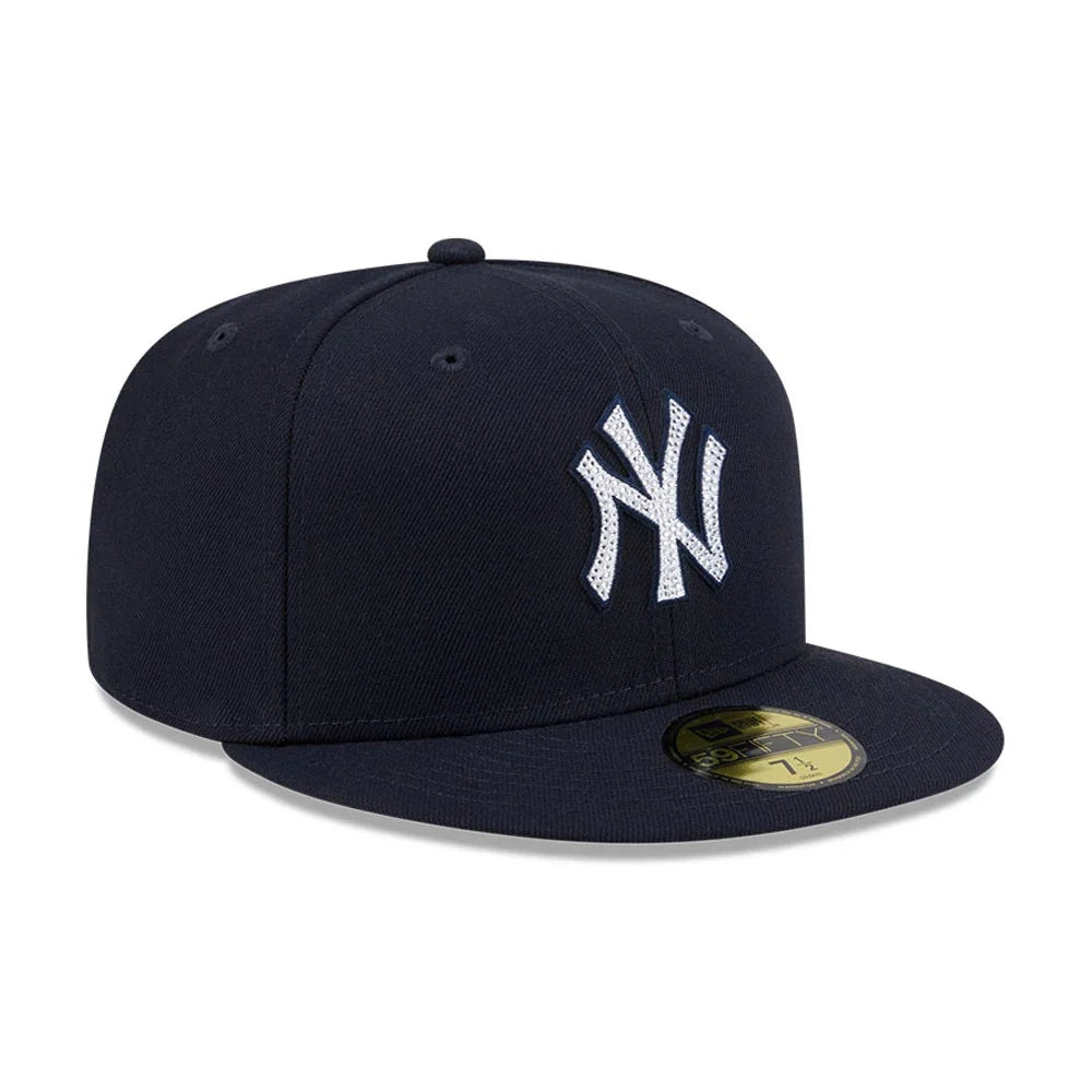 NEW ERA New York Yankees Rhinestone Badge Navy 59FIFTY Fitted