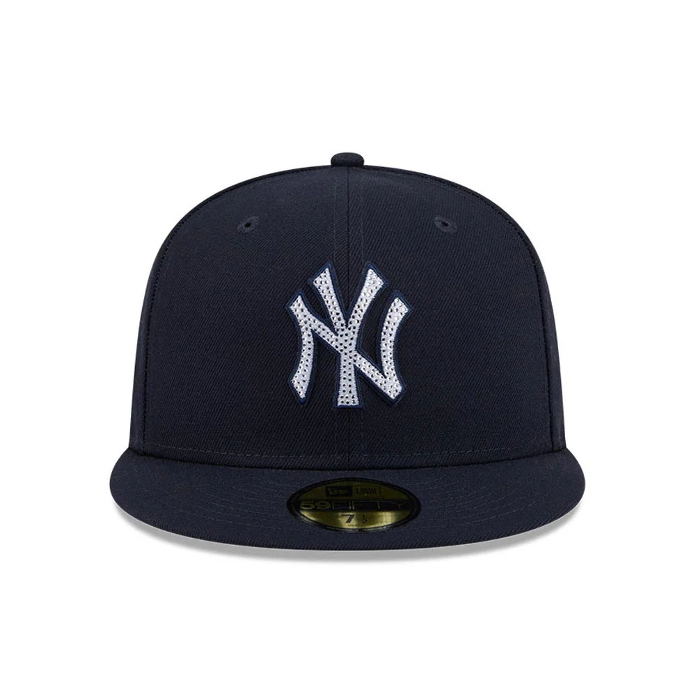 NEW ERA New York Yankees Rhinestone Badge Navy 59FIFTY Fitted