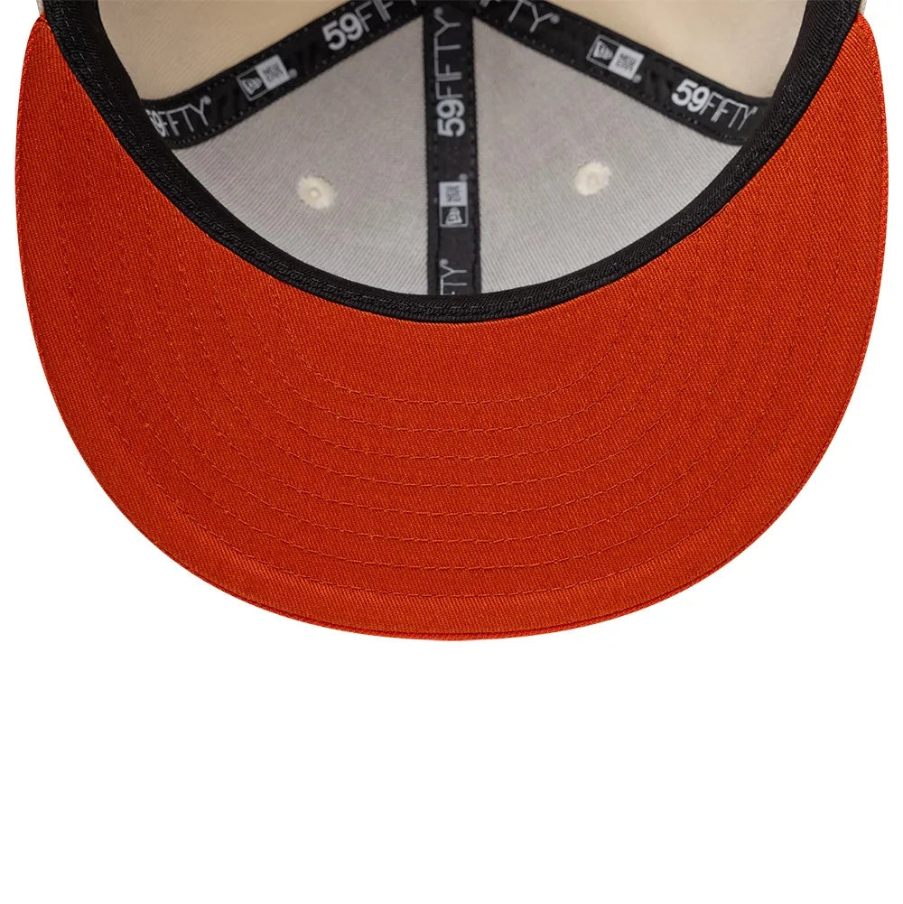 NEW ERA New York Yankees MLB League Essential Cream & Orange 59FIFTY Fitted Cap