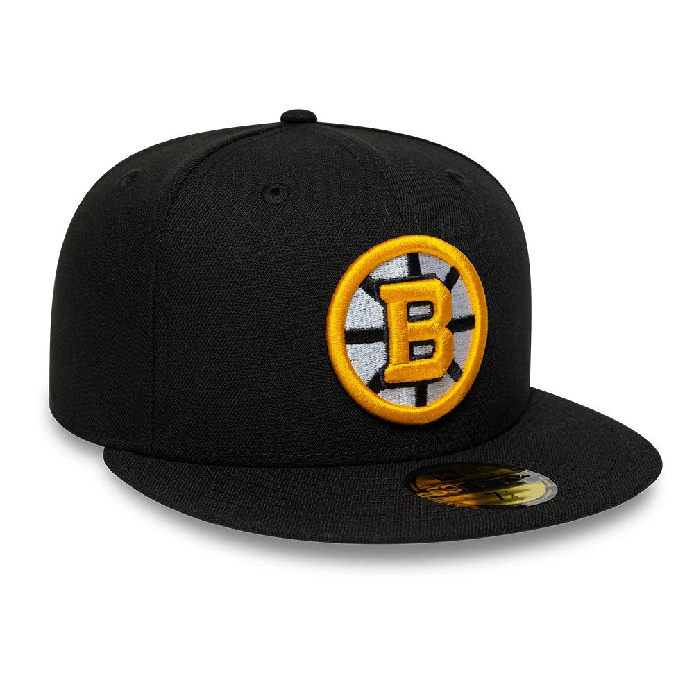 New Era Boston Bruins NHL Basic Black 59FIFTY Fitted Cap