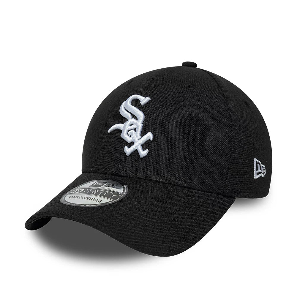 New Era Chicago White Sox MLB Classic Black 39THIRTY Stretch Fit Cap