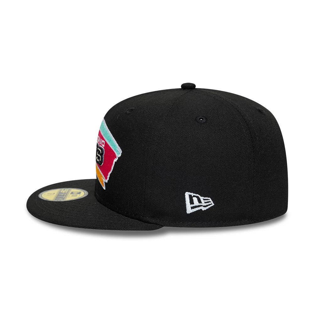 New Era San Antonio Spurs NBA Hardwood Classic Black 59FIFTY Fitted Cap