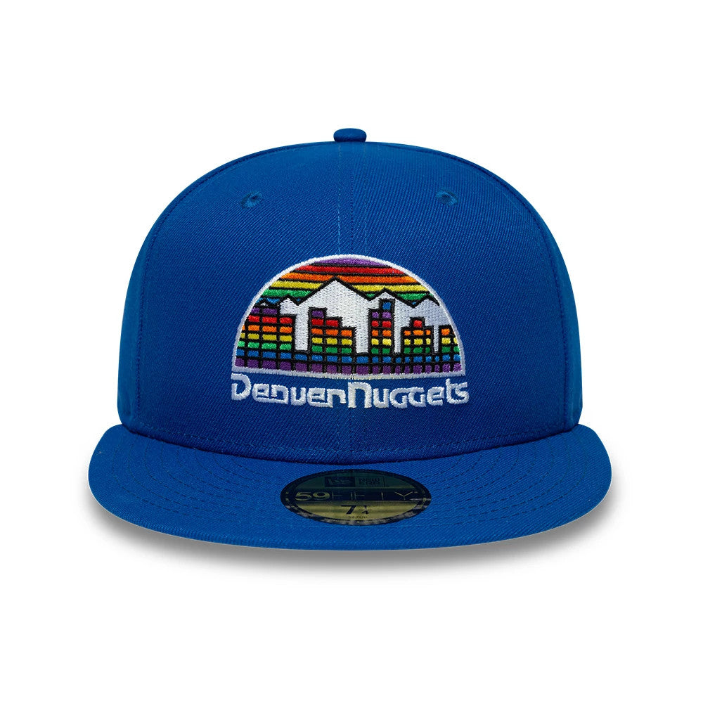 New Era Denver Nuggets NBA Hardwood Classic Blue 59FIFTY Fitted Cap