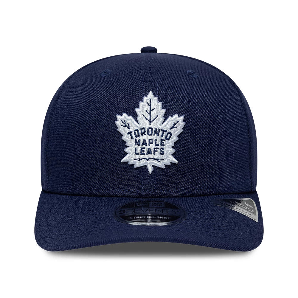 New Era Toronto Maple Leafs NHL Team Navy 9SEVENTY Stretch Snap Adjustable Cap