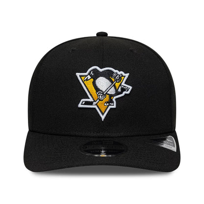 New Era Pittsburgh Penguins NHL Team Black 9SEVENTY Stretch Snap Adjustable Cap