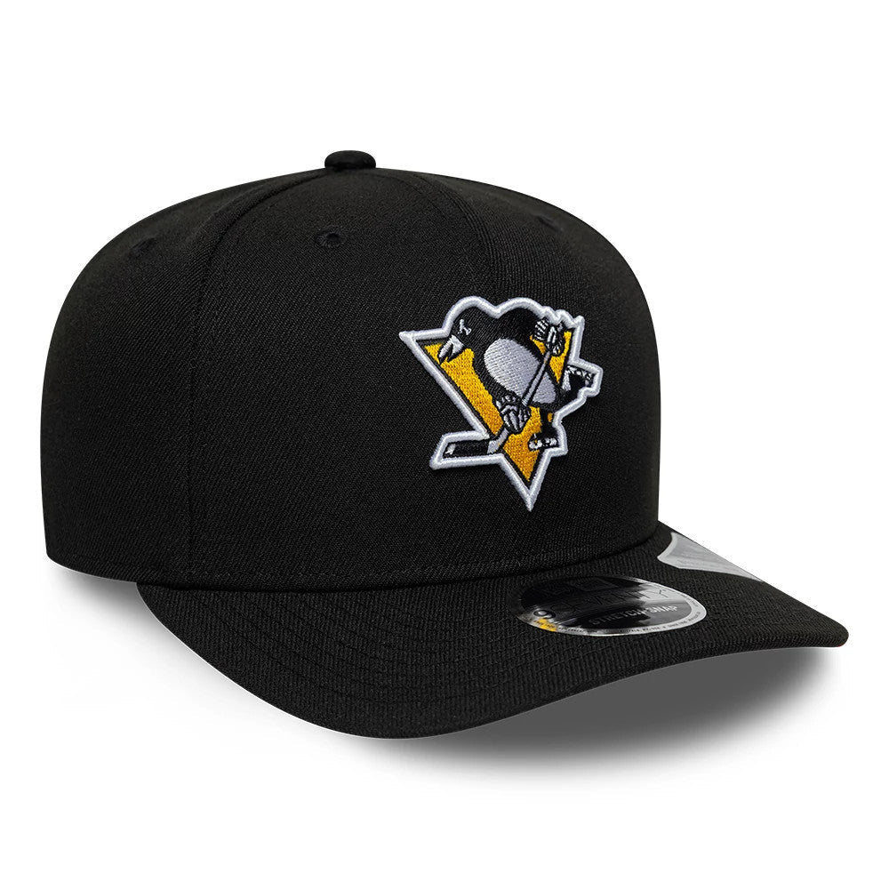 New Era Pittsburgh Penguins NHL Team Black 9SEVENTY Stretch Snap Adjustable Cap
