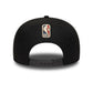 New Era Milwaukee Bucks NBA Hardwood Classic Black 9FIFTY A-Frame Snapback Adjustable Cap
