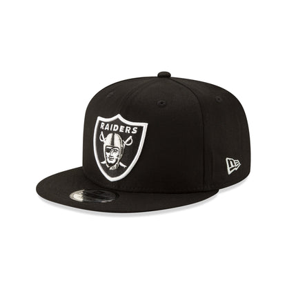NEW ERA NFL Las Vegas Raiders Black 9FIFTY Snapback Adjustable Cap