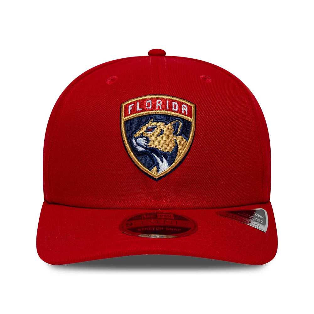 New Era Florida Panthers NHL Team Red 9SEVENTY Stretch Snap Adjustable Cap