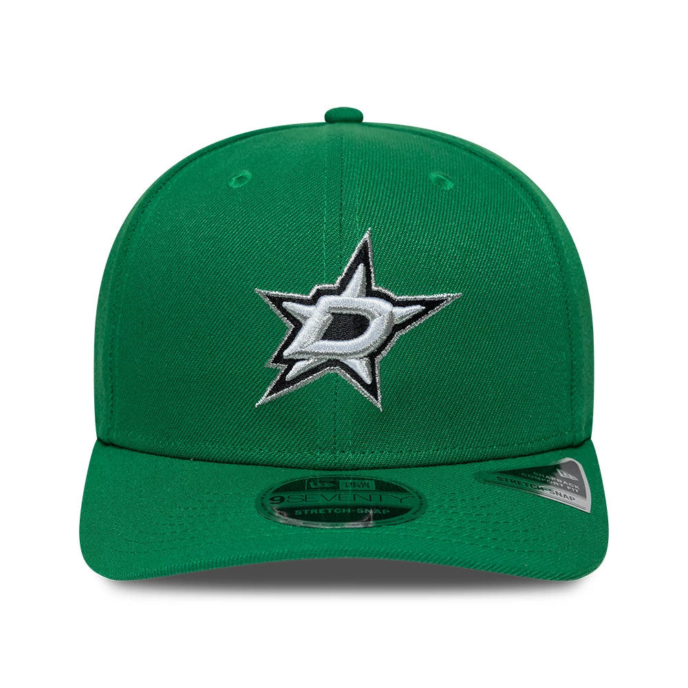 New Era Dallas Stars NHL Team Green 9SEVENTY Stretch Snap Adjustable Cap