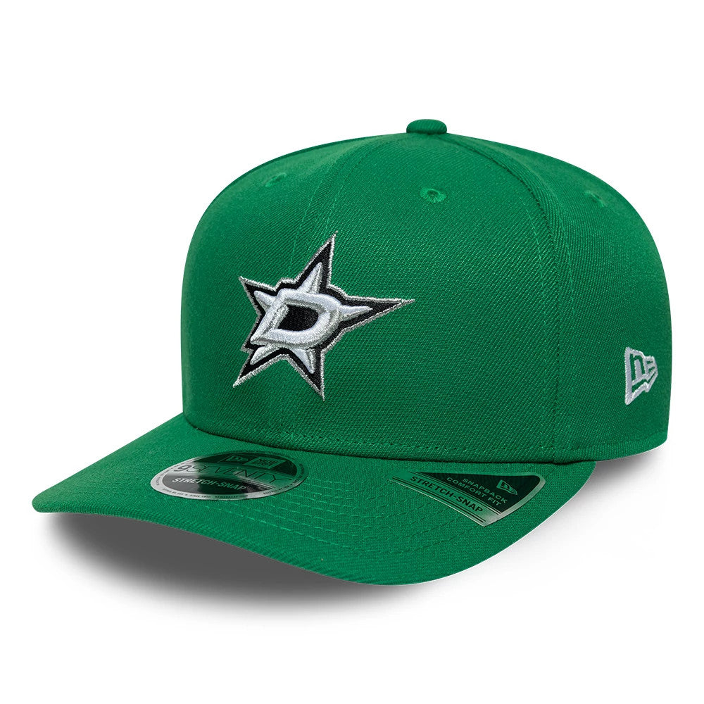 New Era Dallas Stars NHL Team Green 9SEVENTY Stretch Snap Adjustable Cap