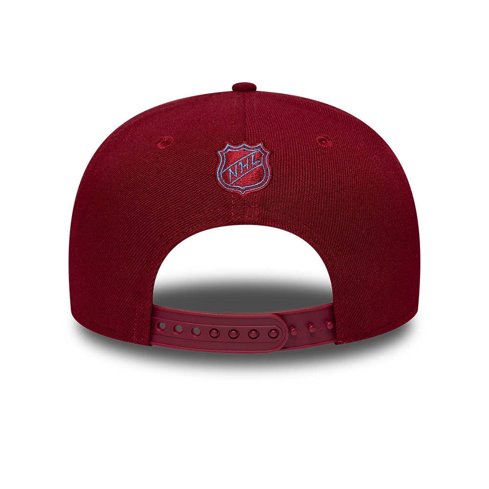 New Era Colorado Avalanche NHL Team Dark Red 9SEVENTY Stretch Snap Adjustable Cap